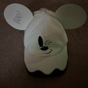 Glow in the dark ghost Mickey hat